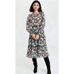 En Saison NEW Floral Midi Dress Women’s XS